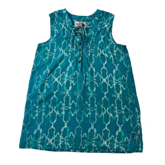 The North Face Tops - The North Face Womens XS XSmall Geomtrical Print Cotton Sleeveless Casual Top